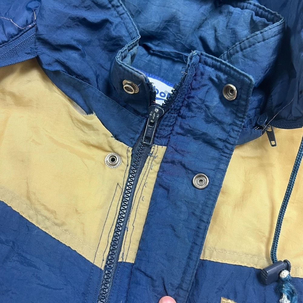 Vintage Notre Dame Fightin Irish Jacket Mens Large Blue 1990s Reebok NCAA - Picture 6 of 9